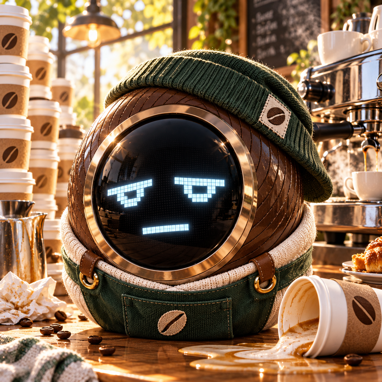 Exhausted Barista
