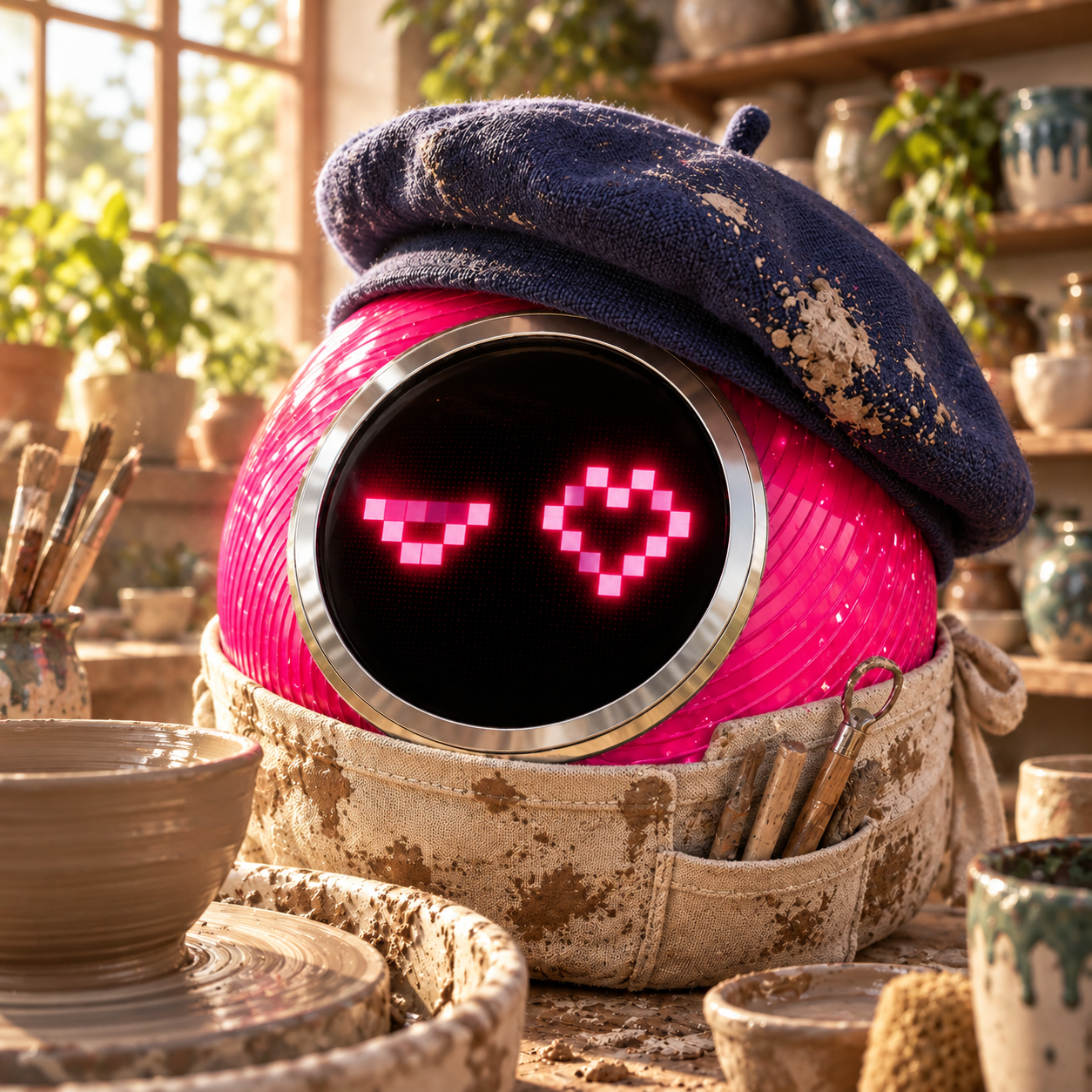 Pink Ceramic Artist