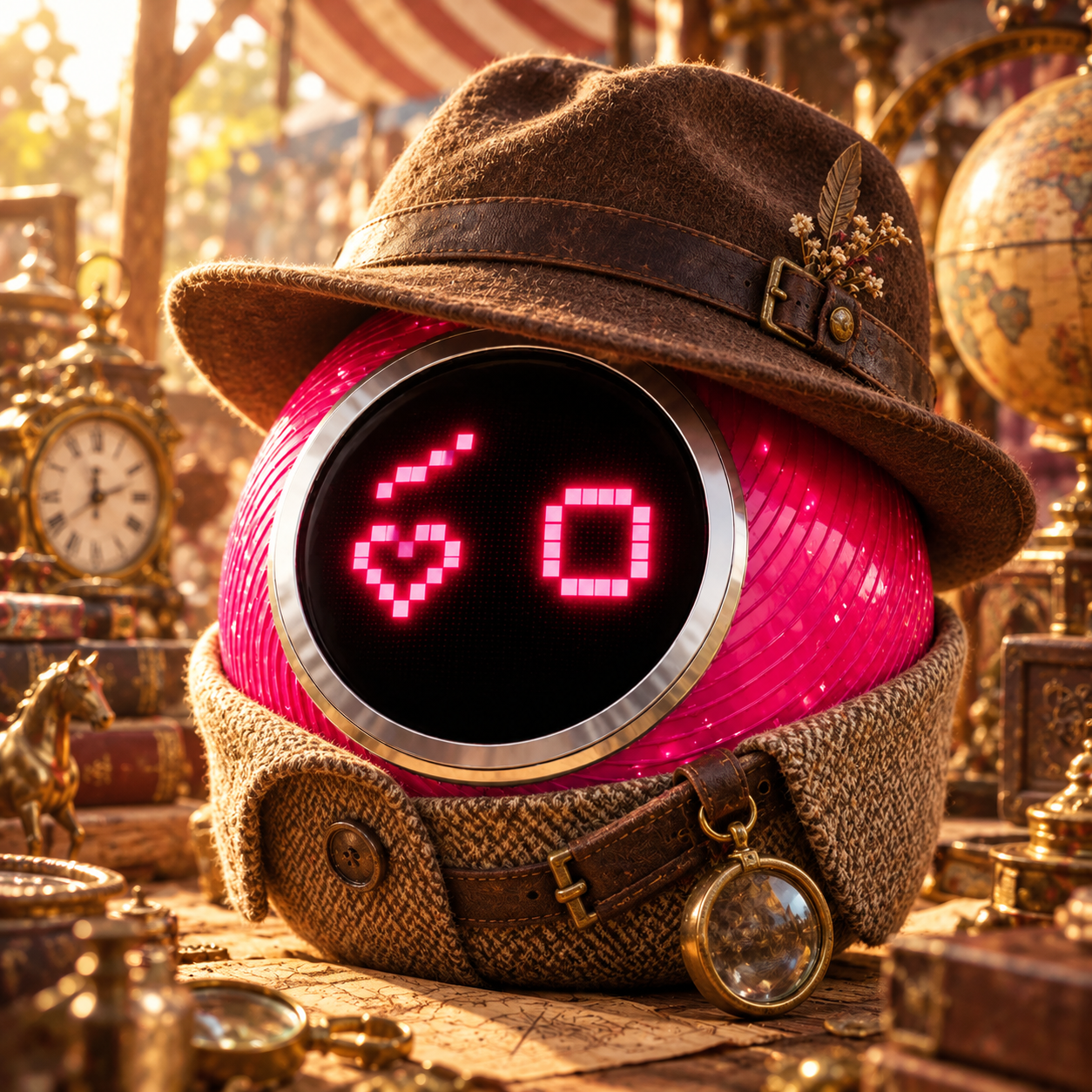 Pink Antique Hunter