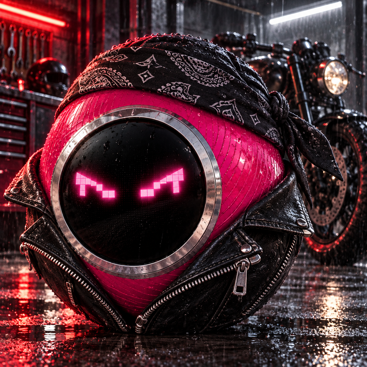 Pink Outlaw Biker