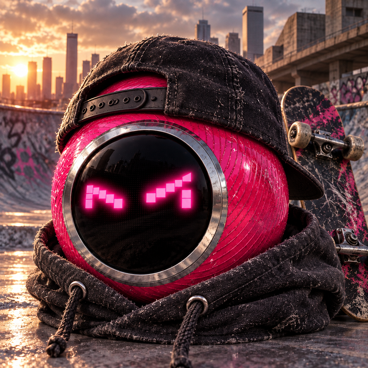 Pink Street Skater