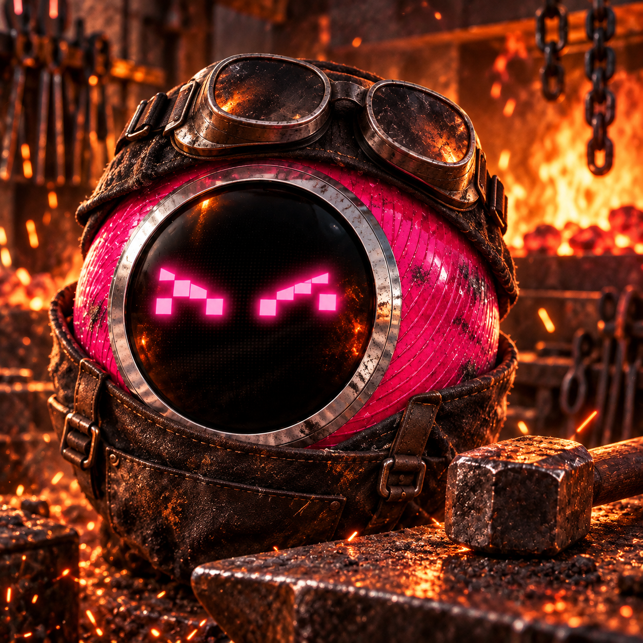 Pink Blacksmith