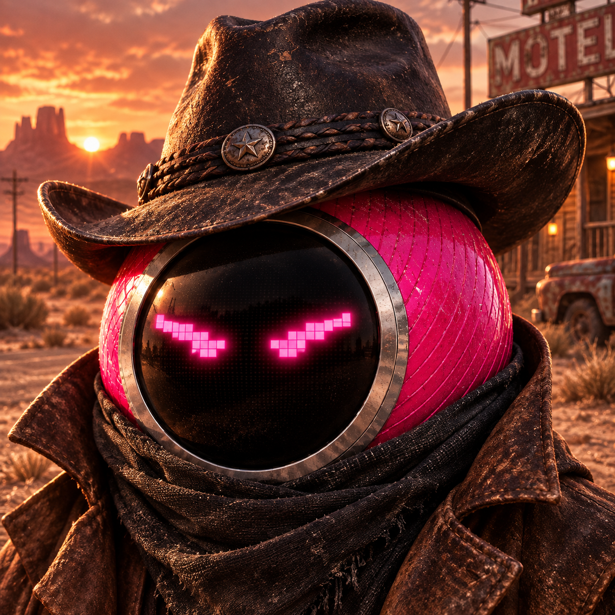 Pink Western Drifter