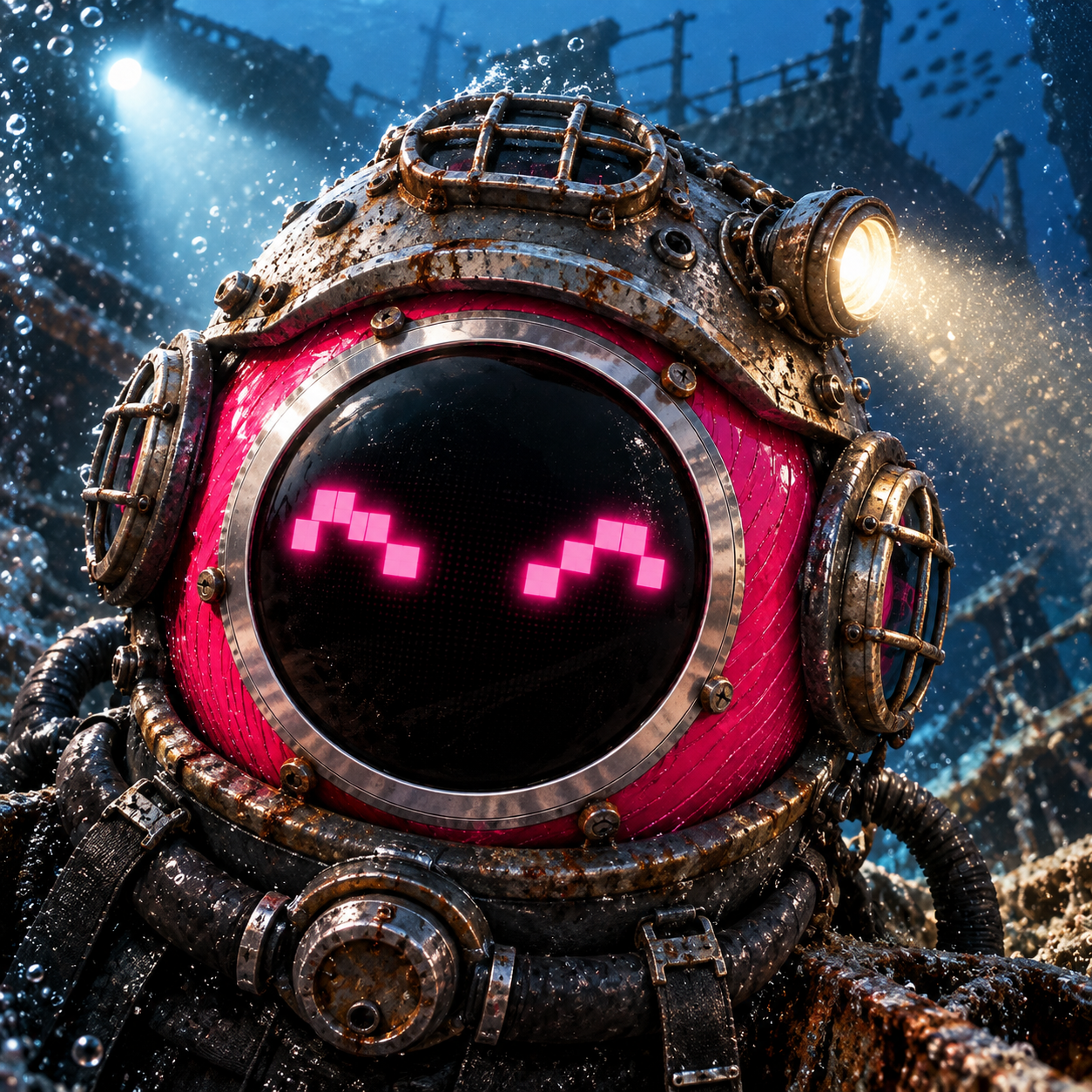 Pink Deep Sea Diver