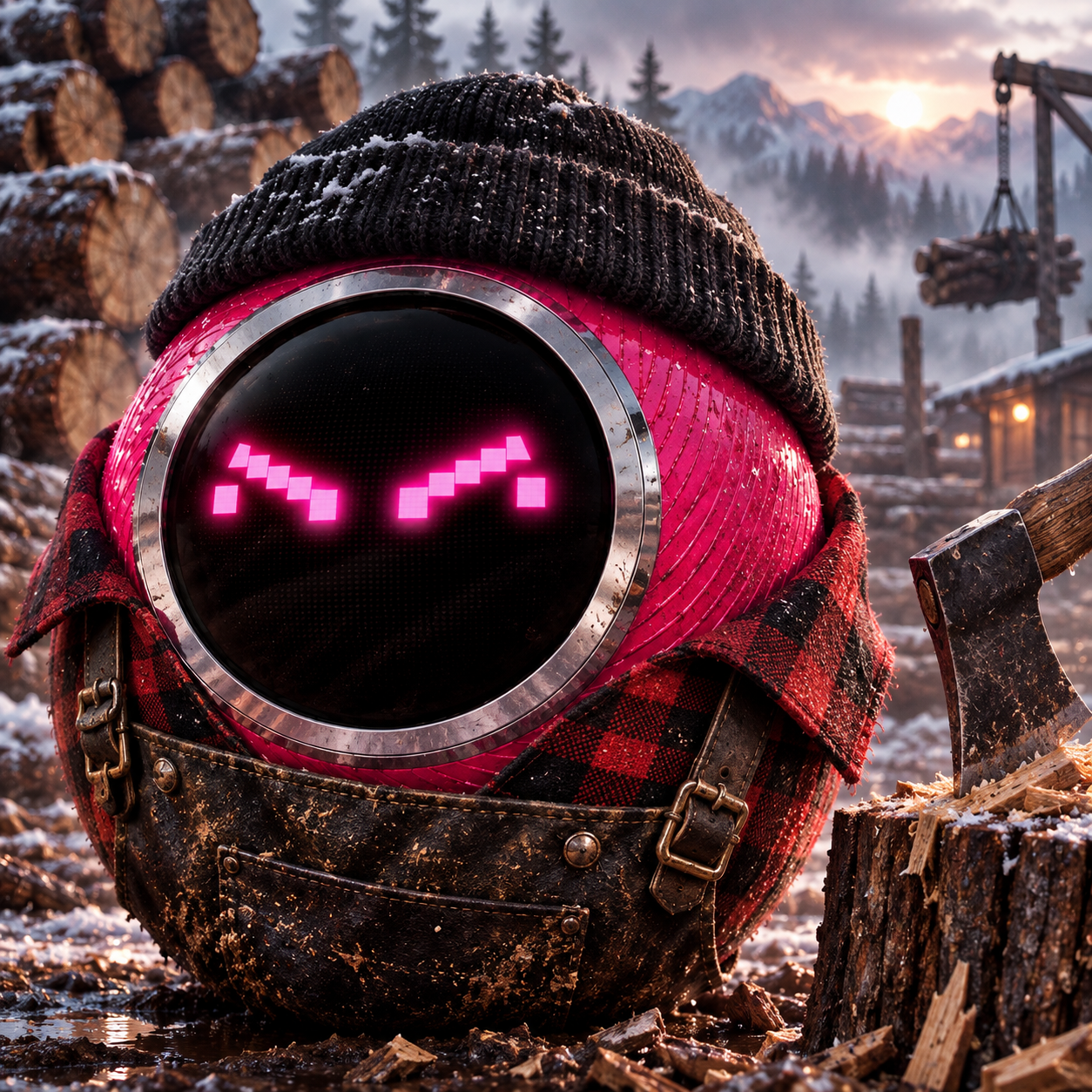 Pink Lumberjack