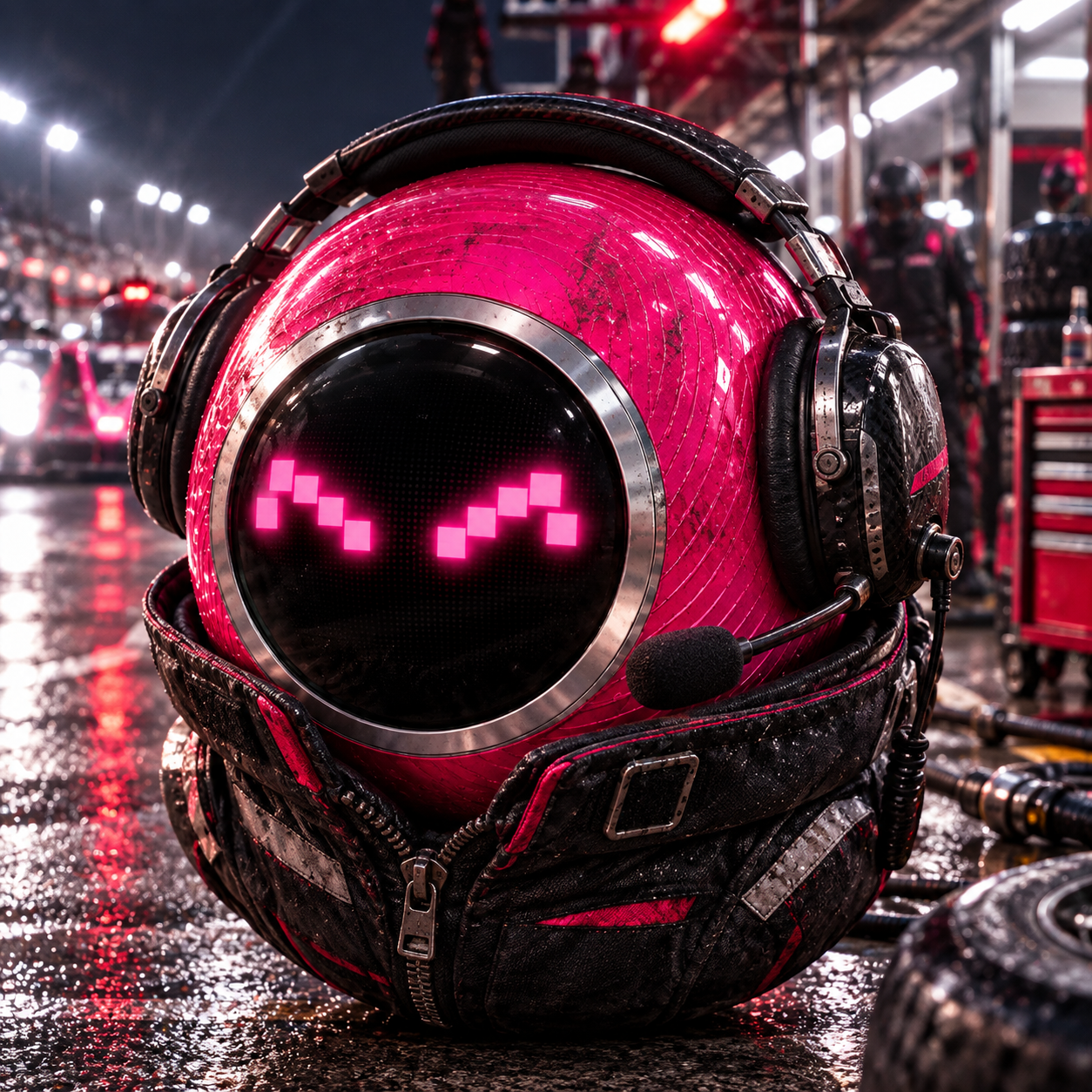 Pink Racing Crew Chief