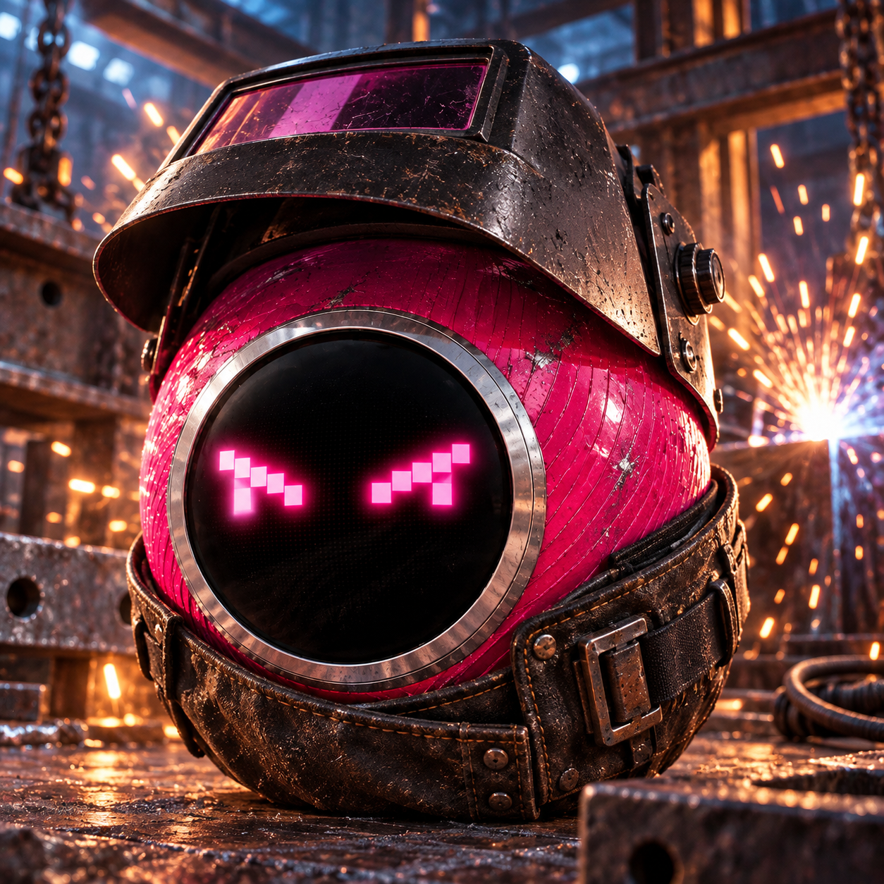 Pink Industrial Welder